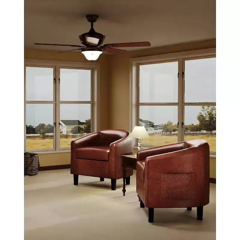 Fauteuil COZONY avec accoudoirs incurvés, fauteuil d'appoint confortable avec dossier enveloppant pour salon et chambre à coucher
