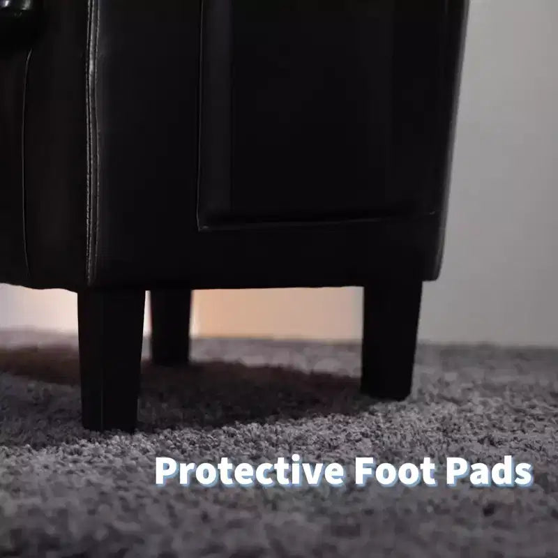 Fauteuil COZONY avec accoudoirs incurvés, fauteuil d'appoint confortable avec dossier enveloppant pour salon et chambre à coucher