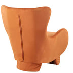 Fauteuil d'appoint Bestier avec espace adapté aux animaux domestiques, fauteuil de salon 2 en 1 en velours, fauteuil simple de loisirs rembourré pour salon et bureau