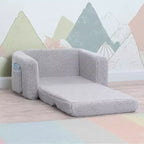 Fauteuil convertible 2-en-1 en peluche pour enfants Cozee de Delta Children