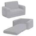 Delta Children Cozee Kids Plush 2-in-1 Convertible Chair to Lounger