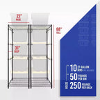 Étagère à bacs SafeRacks de 102 litres – Lot de 2