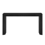 Console en Bois avec Tiroirs, Table d'Entrée à Pieds Épais, Table de Couloir Minimaliste avec Rangement
