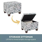 Pouf de rangement Madison HomeStock