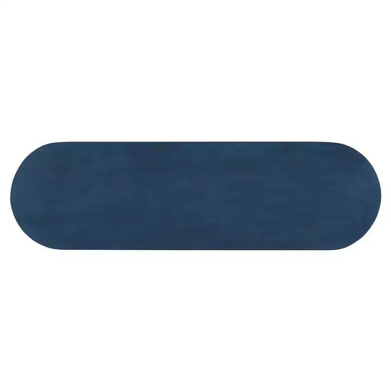 Console étroite en rotin Luxystar avec plateau ovale et rangement pour salon et entrée