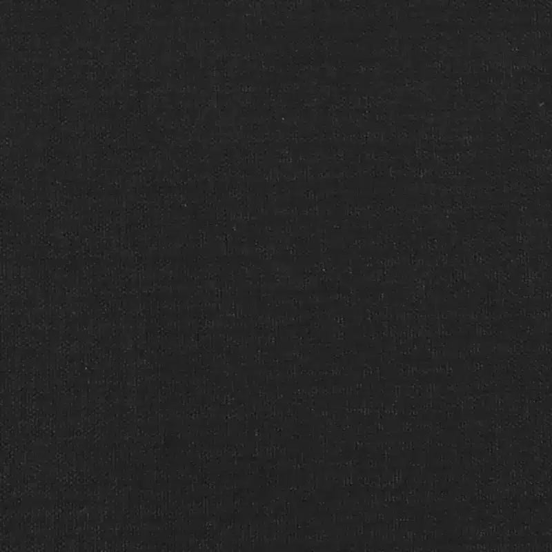 vidaXL Canapé-lit 2 places avec deux oreillers Tissu noir