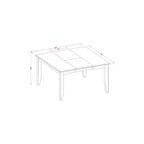 Ensemble table de cuisine et chaises avec banc en bois massif pour salle à manger