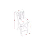 Ensemble Table et Chaises de Cuisine - Table ronde et 4 chaises