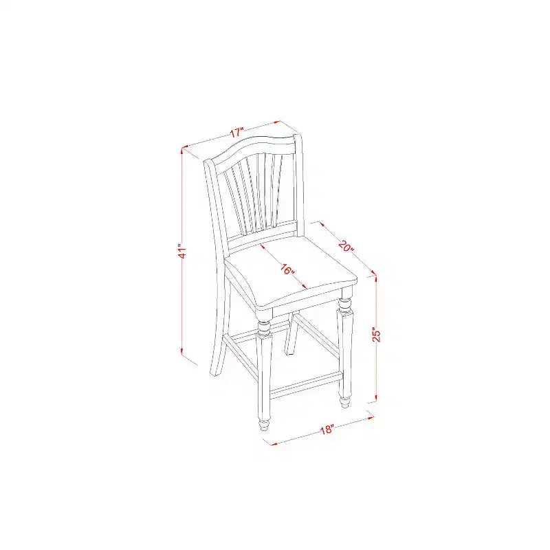 Ensemble Table et Chaises de Cuisine - Table ronde et 4 chaises