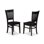 Ensemble de salle à manger moderne 3 pièces avec 2 chaises - Table et chaises de cuisine blanc lin