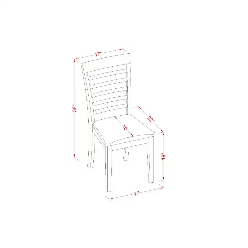 Ensemble de salle à manger rustique - Petite table et chaises de cuisine - Ensemble de salle à manger style ranch