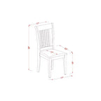 Ensemble de salle à manger rustique - Petite table et chaises de cuisine - Style ferme moderne