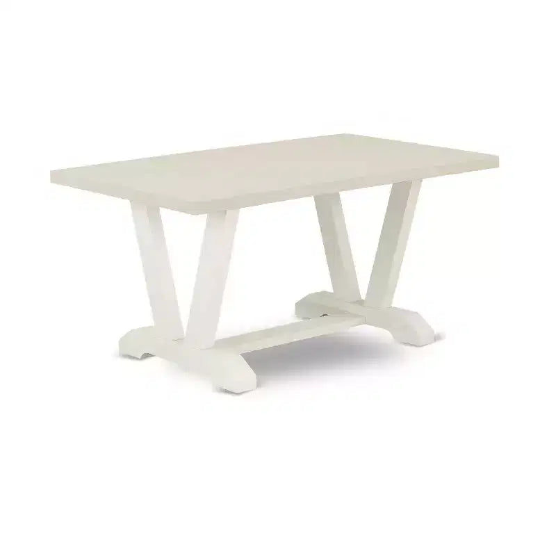 Ensemble de salle à manger HomeStock 5 pièces, table avec plateau en bois massif finition chêne naturel et 4 chaises