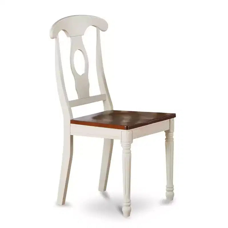 Ensemble table et chaises de salle à manger rustiques - Table et chaises en bois massif pour cuisine ou salle à manger