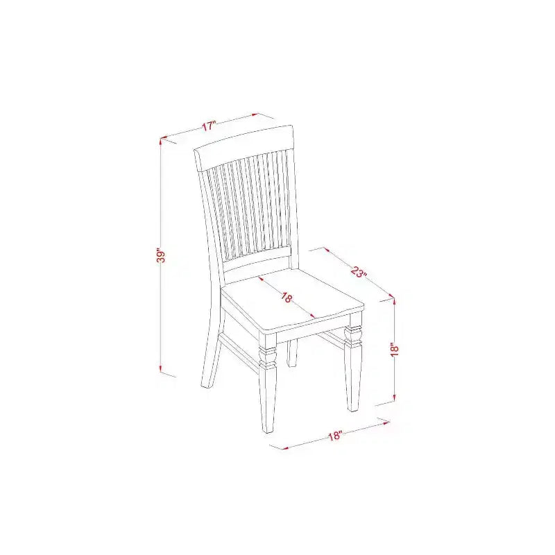 Ensemble de salle à manger 3 pièces HomeStock, dessus en bois massif finition blanc lin, avec table à rallonges