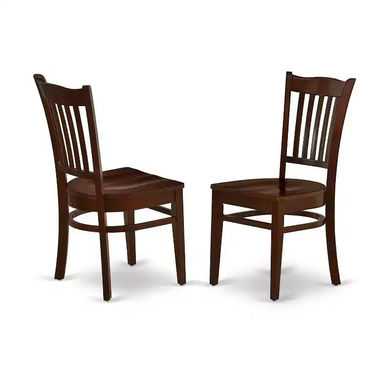 Ensemble de salle à manger rectangulaire 5 pièces Table et chaises en bois - Ensemble dînette moderne