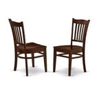 Ensemble de salle à manger rectangulaire 5 pièces Table et chaises en bois - Ensemble dînette moderne