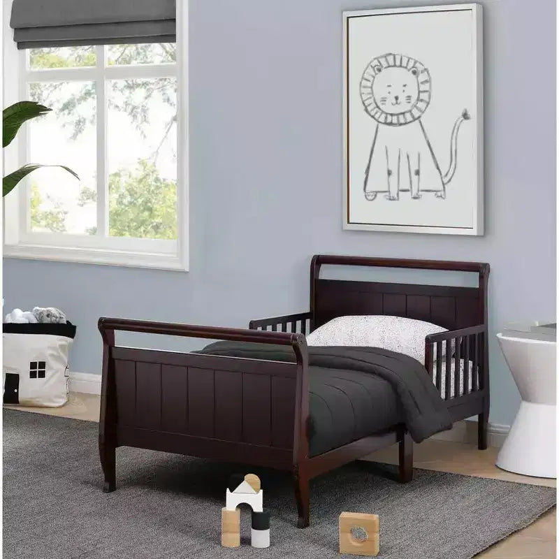 Lit pour tout-petit Chestopher de Delta Children avec barrières de sécurité