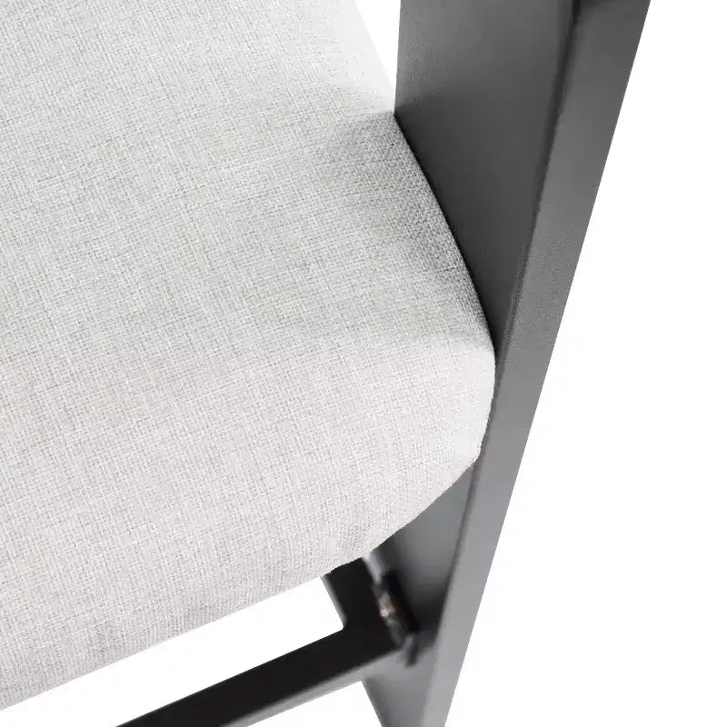 Tabourets de bar d'extérieur en aluminium Cal modernes avec coussin Christopher Knight Home