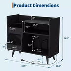 Meuble de rangement pour tourne-disque, Meuble de rangement pour vinyles, Table pour tourne-disque