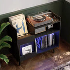 Meuble de rangement pour tourne-disque, Meuble de rangement pour vinyles, Table pour tourne-disque