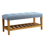 Banc Royal Hampton, bleu et chêne