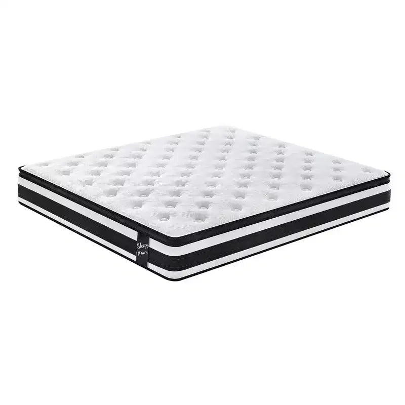 Matelas hybride Whisen 12 Twin XL avec mousse à mémoire de forme, housse respirante rafraîchissante, ressorts ensachés individuels