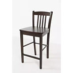 Jofran, tabouret de bar contemporain hauteur comptoir Tribeca (lot de 2)