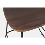 Jofran, tabouret de bar sans dossier en acacia massif Nature's Edge (lot de 3)