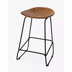 Jofran, tabouret de bar sans dossier en acacia massif Nature's Edge (lot de 3)