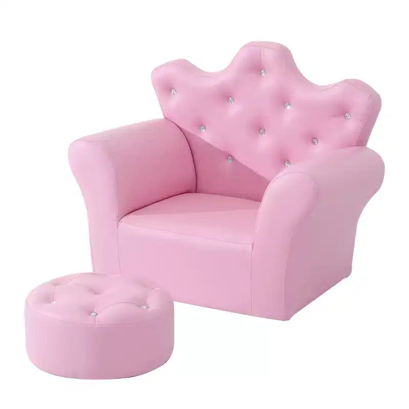 Kids Sofa Set with Footstool