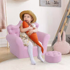Ensemble canapé pour enfants avec repose-pieds