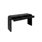 59 Table Console d'Entrée Vintage avec Tiroirs, Poignées Dissimulées, Table de Couloir au Design Courbé pour Salon ou Salle à Manger - Panipeachy