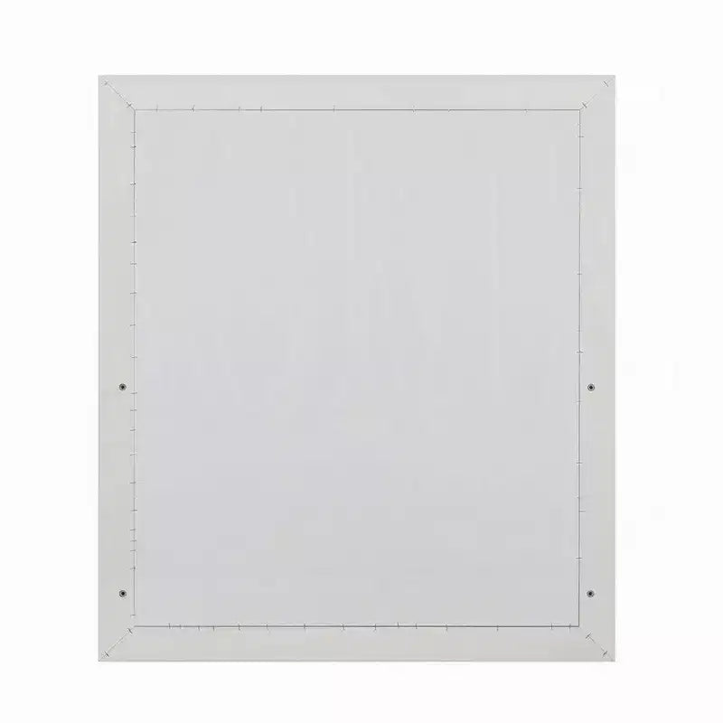 Miroir de commode Royal Hampton Accent, cadre carré en bois élégant, 34x39 rose brillant
