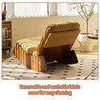 Fauteuil à bascule planeur rembourré confortable, multi-positions, fauteuil d'appoint pour le salon, la chambre ou la chambre de bébé