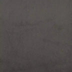 Cadre de lit en velours gris foncé (100 % polyester), contreplaqué, bois manufacturé