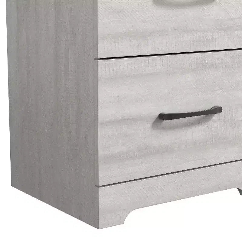 Table de chevet Galano à 2 tiroirs avec rangement 47,5 L x 39,9 P x 60,2 H cm