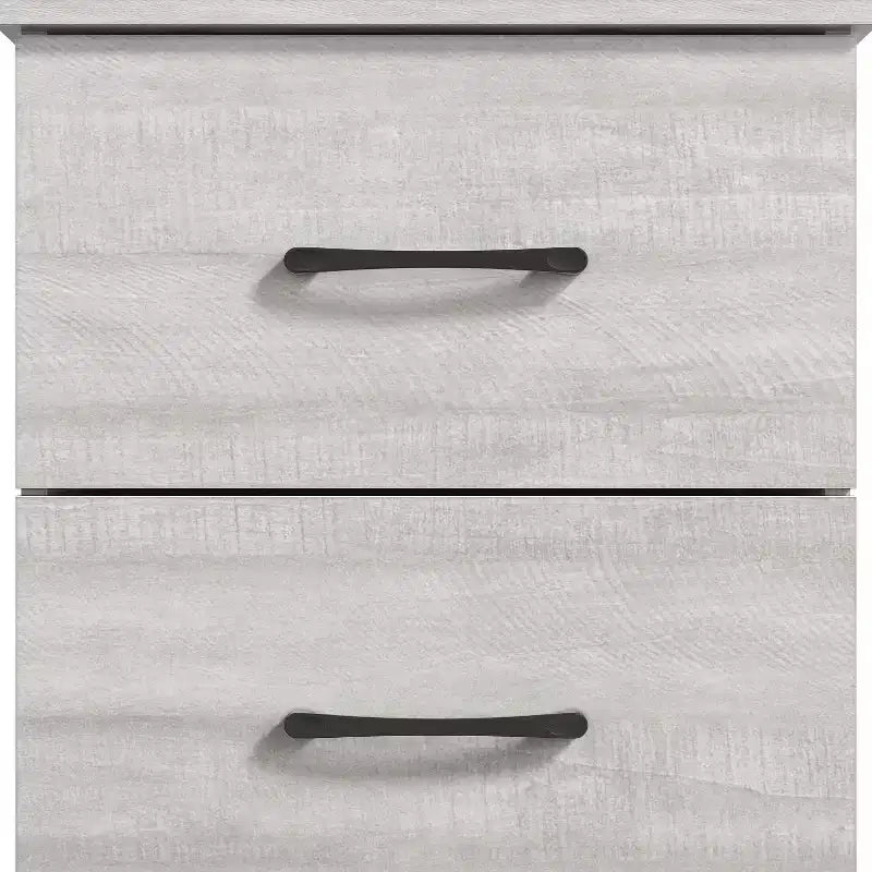 Table de chevet Galano à 2 tiroirs avec rangement 47,5 L x 39,9 P x 60,2 H cm