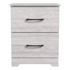 Table de chevet Galano à 2 tiroirs avec rangement 47,5 L x 39,9 P x 60,2 H cm