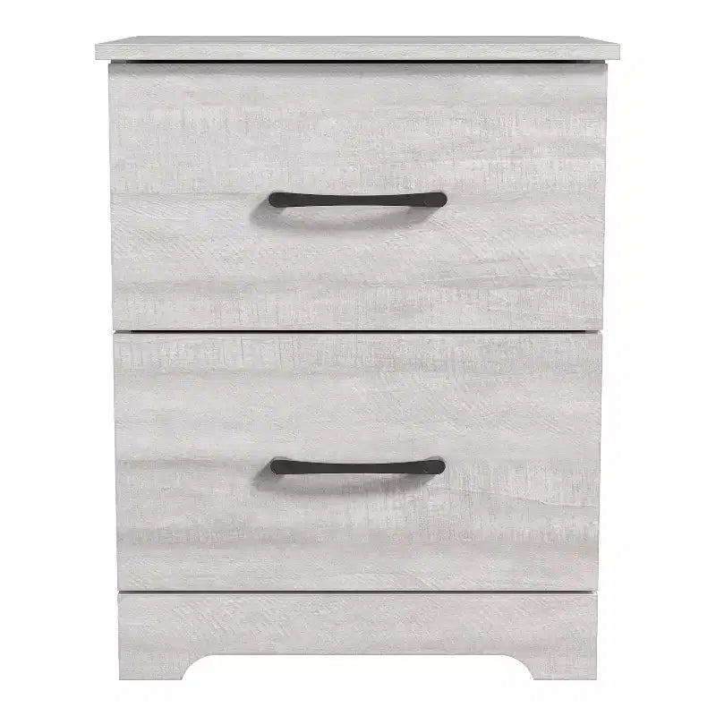 Table de chevet Galano à 2 tiroirs avec rangement 47,5 L x 39,9 P x 60,2 H cm