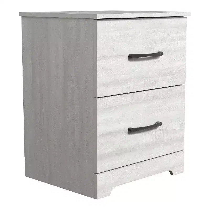 Table de chevet Galano à 2 tiroirs avec rangement 47,5 L x 39,9 P x 60,2 H cm
