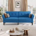 Canapé-lit futon moderne COZONY, dossier et accoudoirs réglables, convertible pour salon, chambre à coucher, appartement