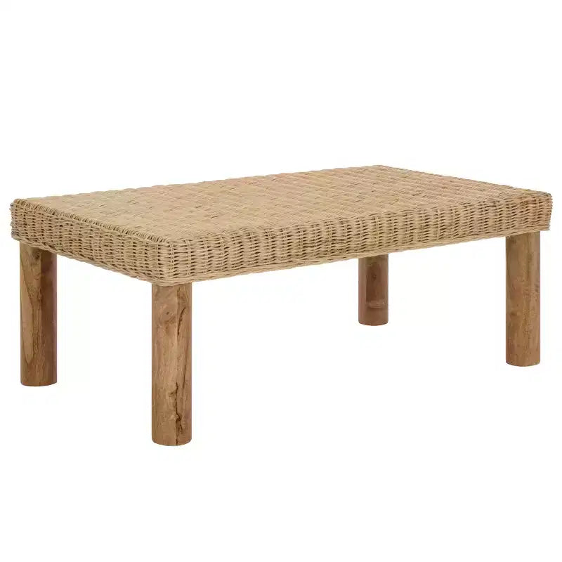 Table basse Shazza Weaved - COF6517A - Naturel - Safavieh