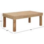 Table basse Shazza Weaved - COF6517A - Naturel - Safavieh