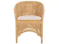 Taina Accent Chair - ACH6534 - Natural/White - Safavieh