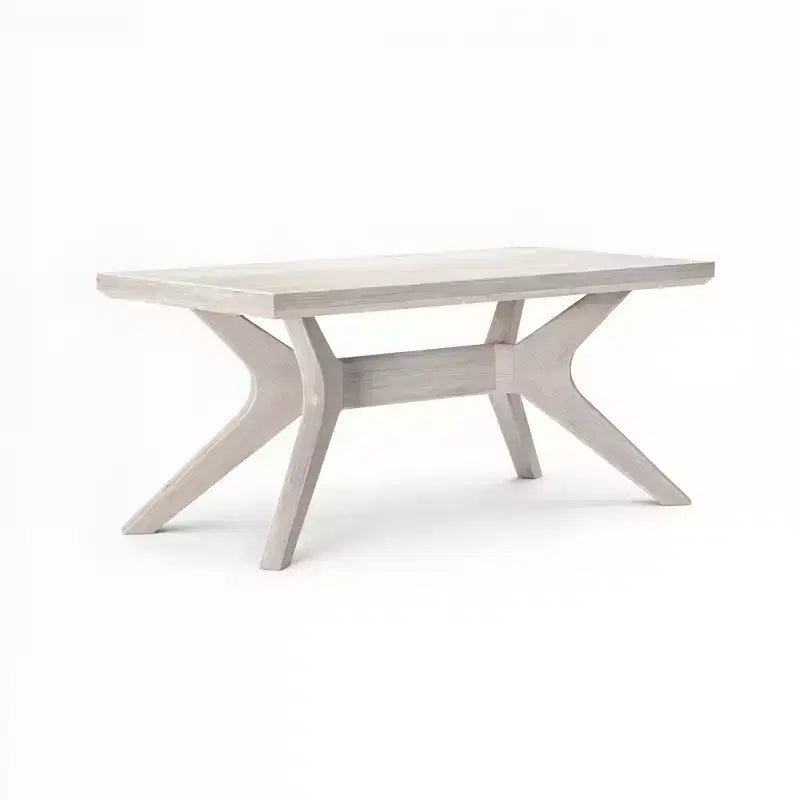 Table basse rectangulaire à pieds croisés (40 po x 20 po / 1020 mm x 510 mm)