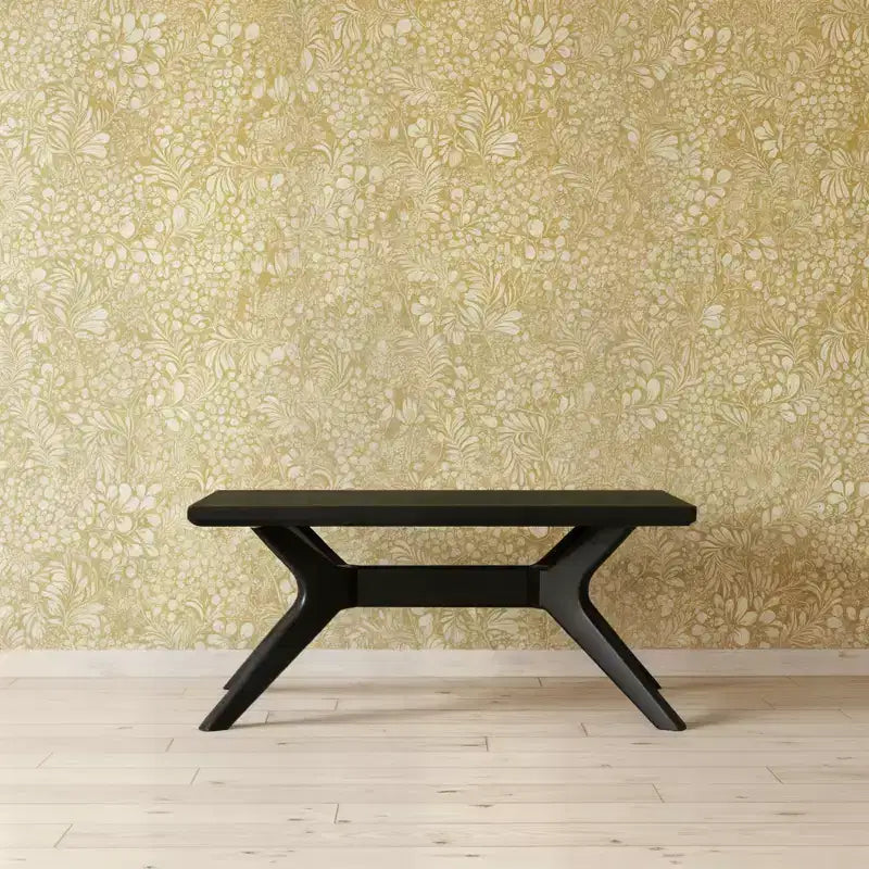 Table basse rectangulaire à pieds croisés (40 po x 20 po / 1020 mm x 510 mm)