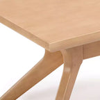 Table basse rectangulaire à pieds croisés (40 po x 20 po / 1020 mm x 510 mm)