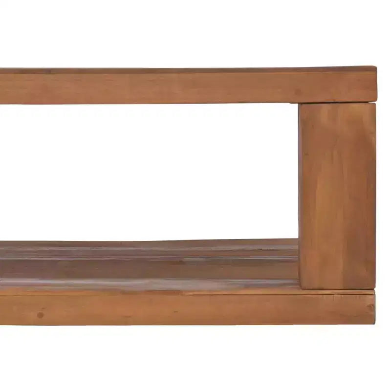 vidaXL Table Basse en Bois de Teck - 90 x 50 x 35 cm