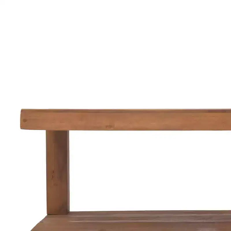 vidaXL Table Basse en Bois de Teck - 90 x 50 x 35 cm